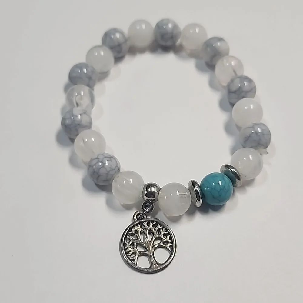 Tree of Life Charm Stretch Bracelet